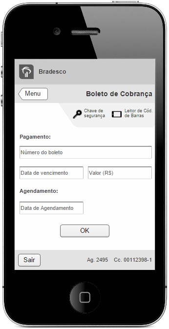 Ver mídia: APP Bradesco - concept 2